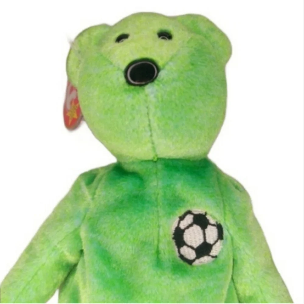 TY Beanie Baby Kicks | EUC | Retired Soccer Bear